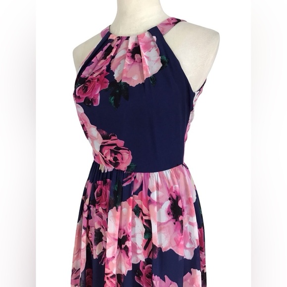 INC International Concepts Floral Halter Maxi Dress Size 0 NEW - Picture 5 of 8